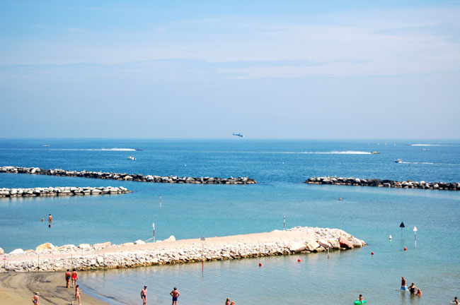 Spiaggia Convenzionata Albergo Amerigo Neri Bellaria Igea Marina